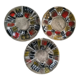 Lot de 3 assiettes années 50-60