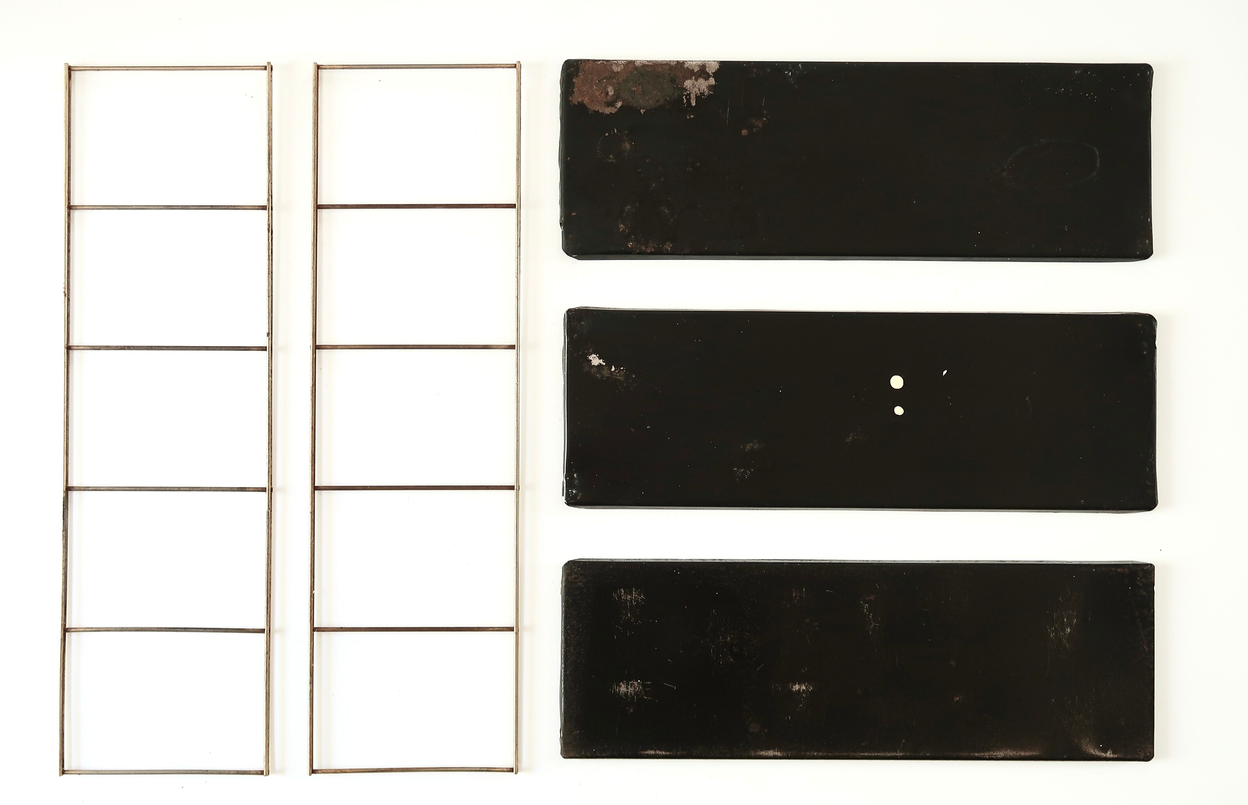 Modular metal shelves, 50s