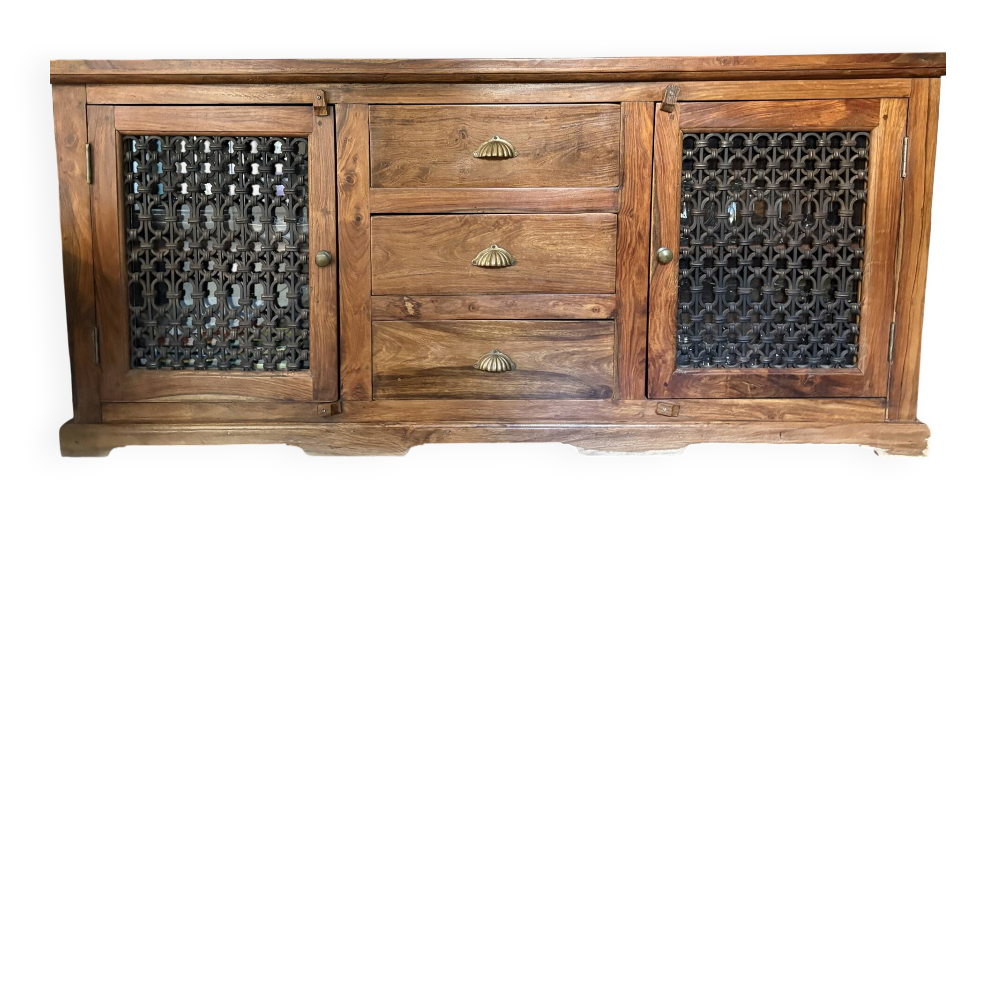 Buffet low La Maison Coloniale in solid rosewood – Excellent condition
