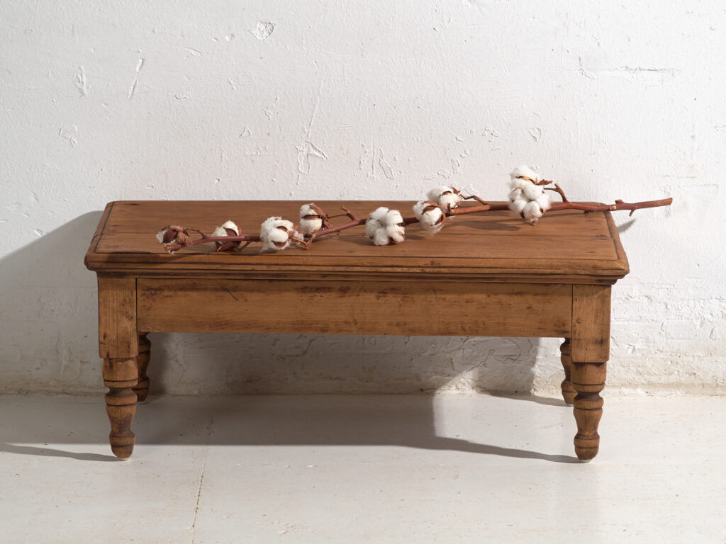 Antique pine coffee table – China, circa 1930