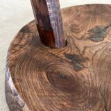 Tabouret paysan en chêne