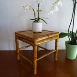 Bamboo stool 1960 vintage