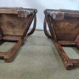 Renaissance moulded walnut chairs