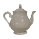 White teapot