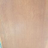 Asymmetrical oak cabinet