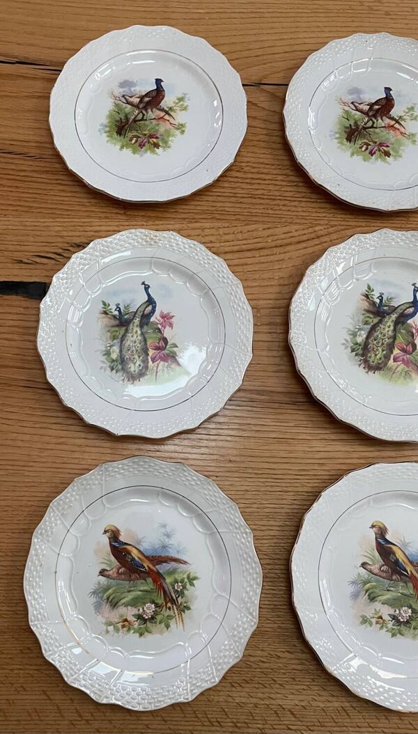 9 assiette à dessert en céramique hamage moulin des loups