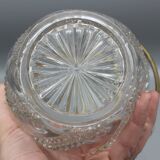 Ancien seau a biscuit 19 eme xix - baccarat modele serpentine