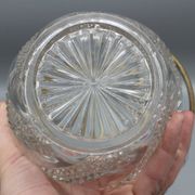 Old 19th century biscuit bucket - baccarat serpentine model