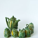 Slush tea service consisting of a small teapot and 6 mini cups with lid model "