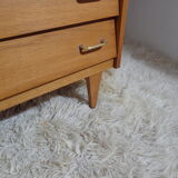 Chest of drawers vintage rag maker from the 60s light wood