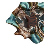 Vide-poche poisson Vallauris – céramique bleue – années 1970