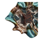 Vide-poche poisson Vallauris – céramique bleue – années 1970