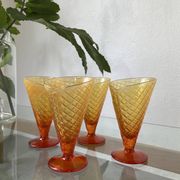Vintage cone shaped ice cream cup
