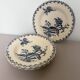 4 assiettes creuses Gien Chardons 260323