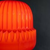 Vintage Czechoslovak Glass Hanging Lamp By Osvětlovací Sklo, 1970s