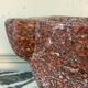 Large mortar in Phocaean pink marble, 19th century