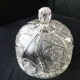 Antique cheese clocha in molded pressed glass
