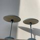 Pair of blue metal lamps Habitat, 1996