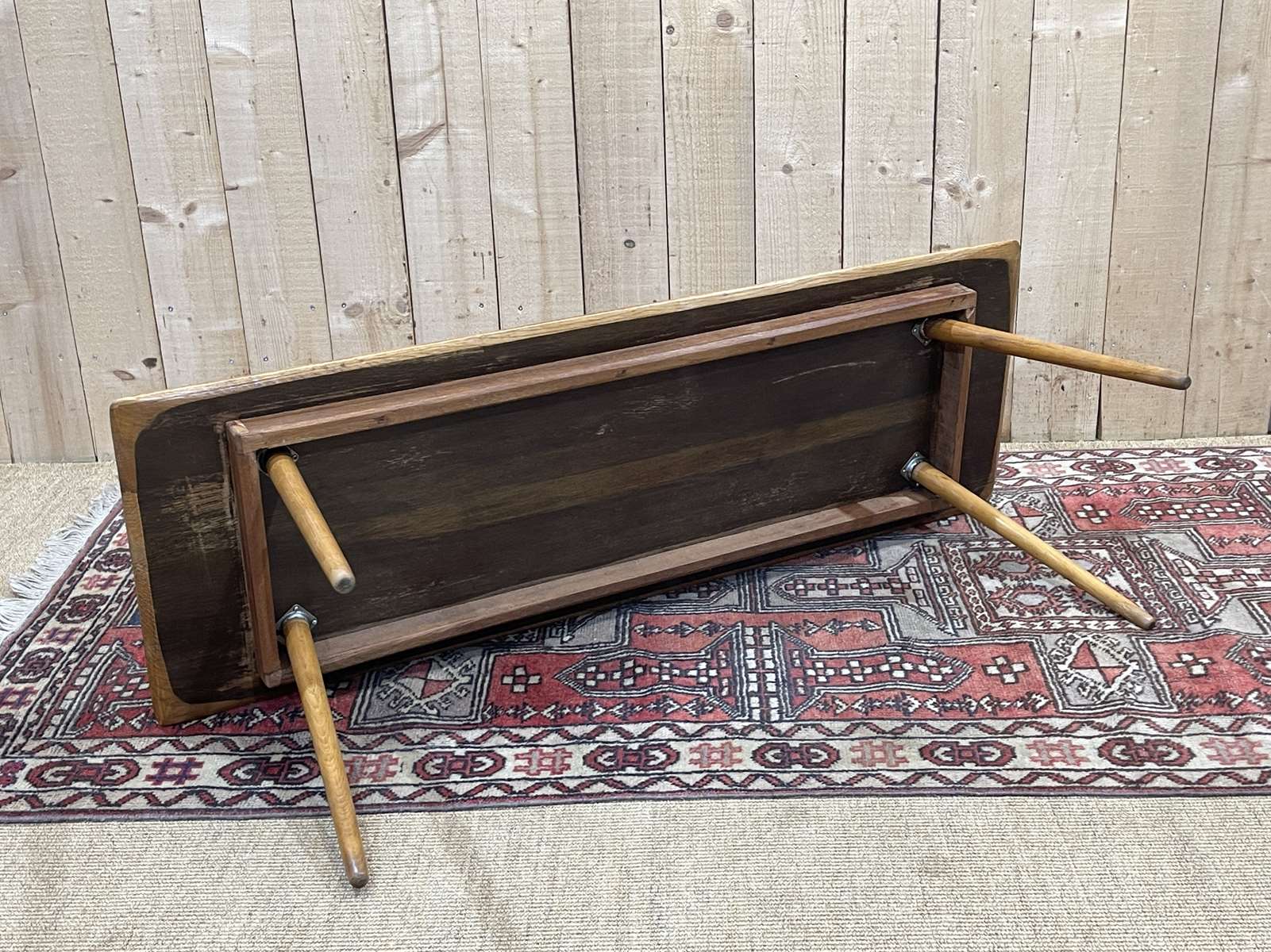Oak coffee table from the 70s