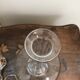 Carafe française en verre ciselé