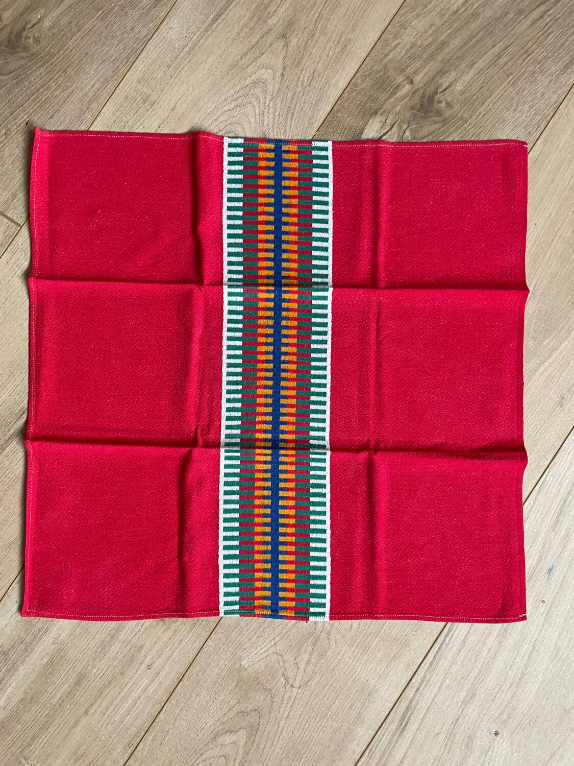 Lot 7 serviettes de table vintage coton