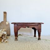 Antique stool bench carved Louvre stores