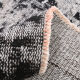 Distressed wool vintage tapis rugs 243x158cm