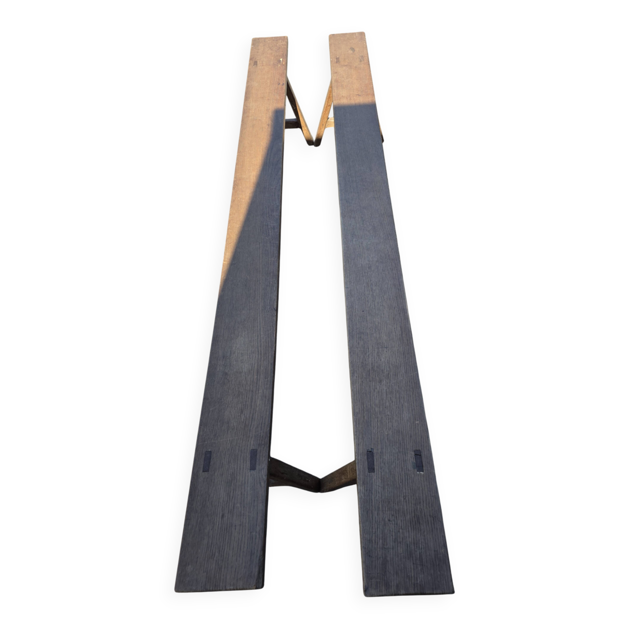 2 bancs en chêne