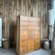 Pair of renovated notary's flap furniture