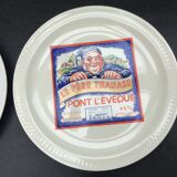 St Amand earthenware cheese plates, Fromages de France series