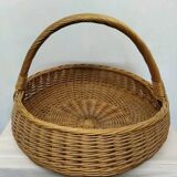 Large vintage wicker basket