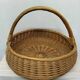 Grand panier en osier vintage