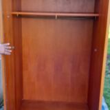 Wardrobe + 1 shelf teak veneer H 187 cm