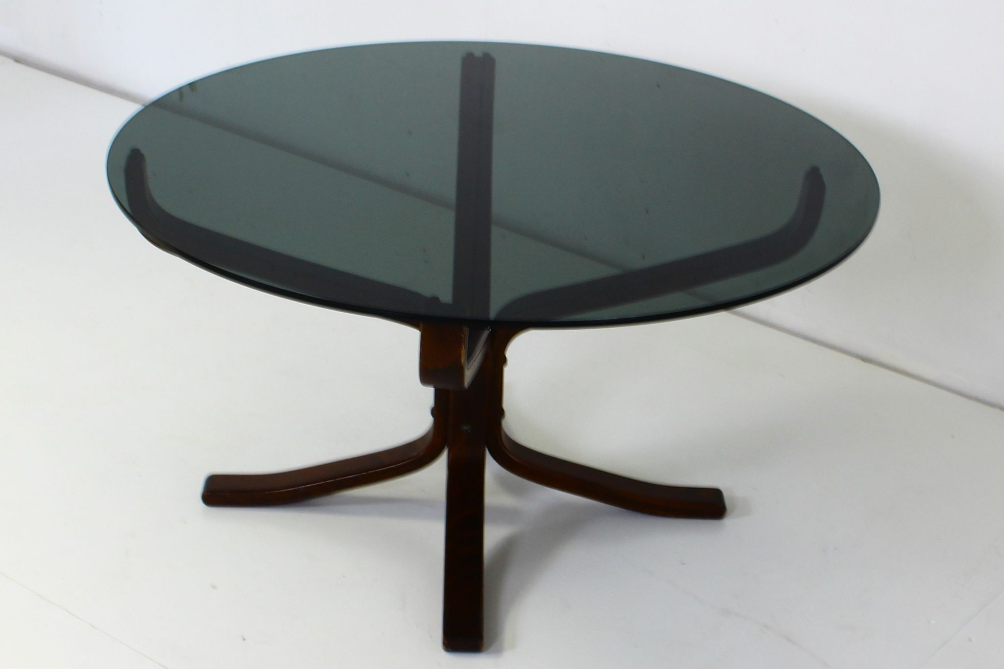 Table basse vintage Falcon par Sigurd Resell Norvège 1970