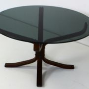 Table basse vintage Falcon par Sigurd Resell Norvège 1970