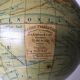 Globe Earth vintage world map