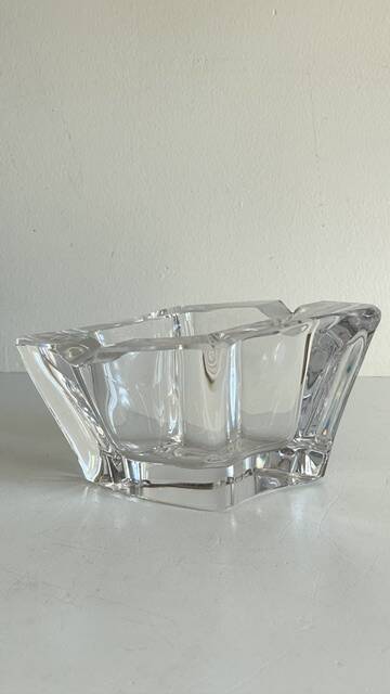 VINTAGE Free-Form Crystal ASHTRAY