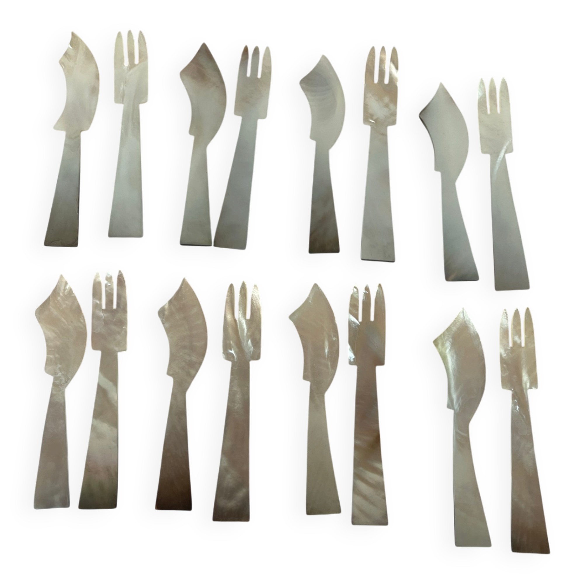 Set of 8 Caviar Serving Pairs