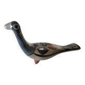 Ceramic dove from Mexico – Decorated with nahual cat
