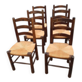 6 brutality chairs Georges Robert