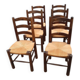 6 chaises brutalité Georges robert