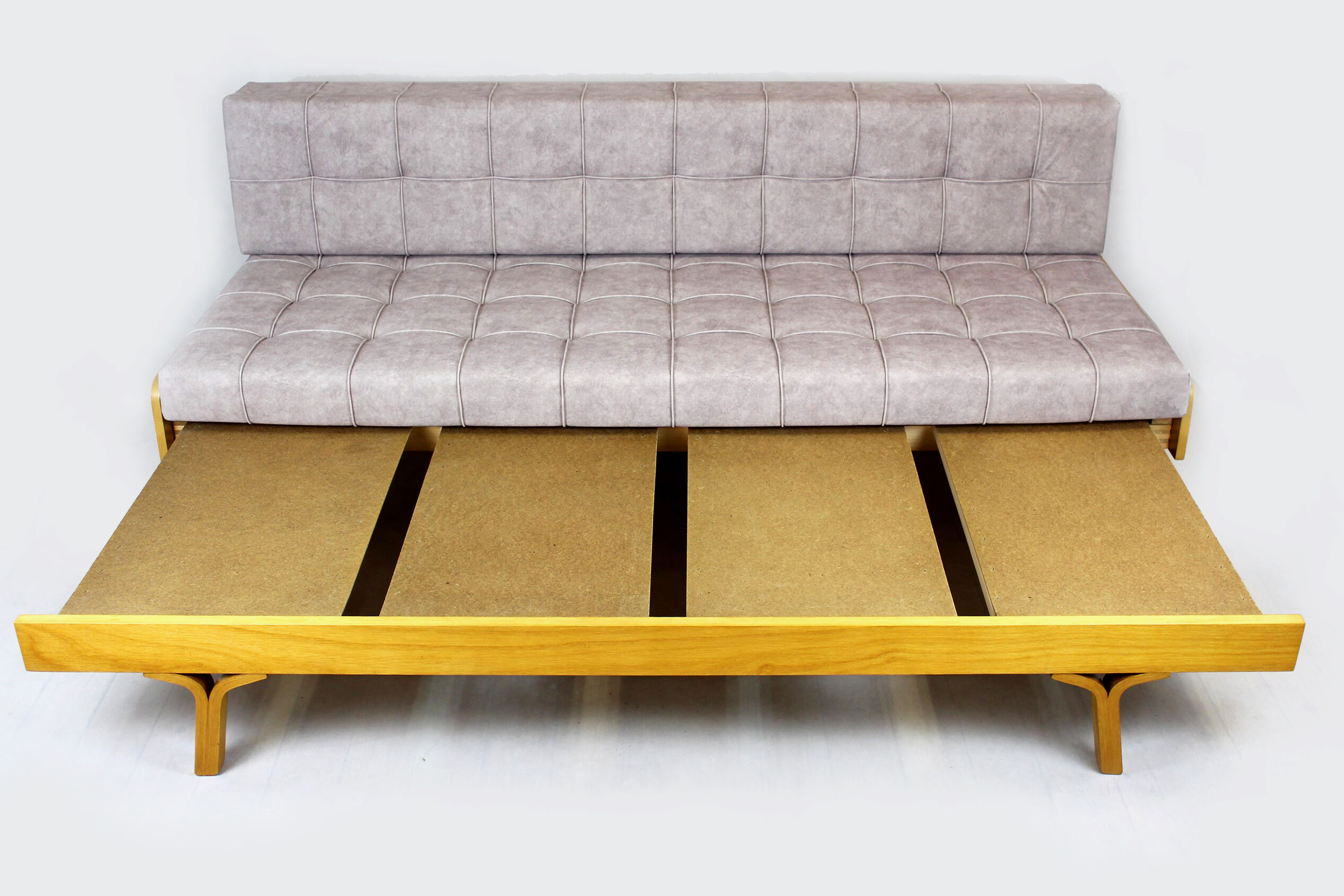 Mid-Century Convertible Sofa by Ludvik Volak for Holesov, 1960s