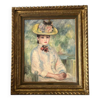 Oil on canvas by Lain, reproduction by A. Renoir