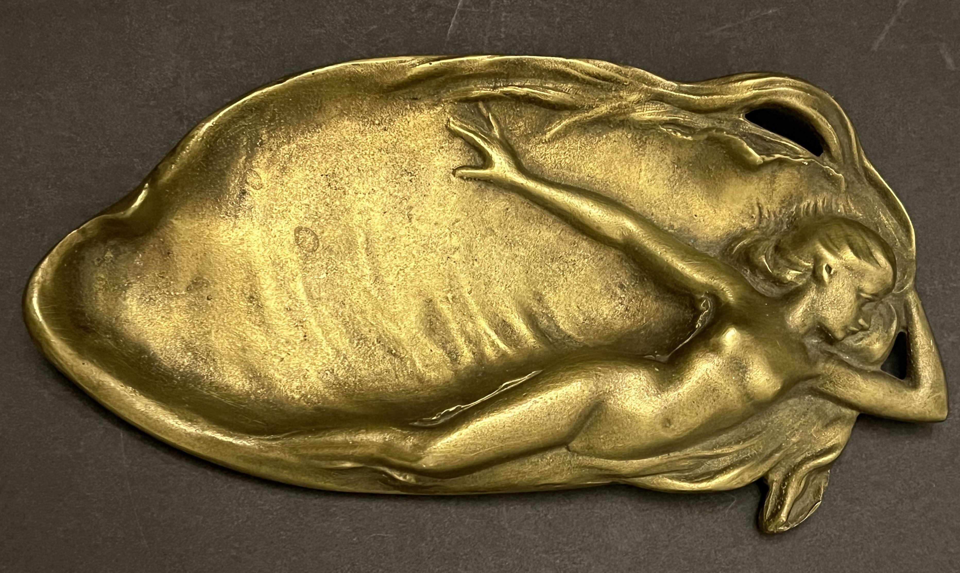 Empty pocket gilded bronze