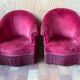 Pair of toad armchairs