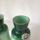 Pair of glass vases Early XXth