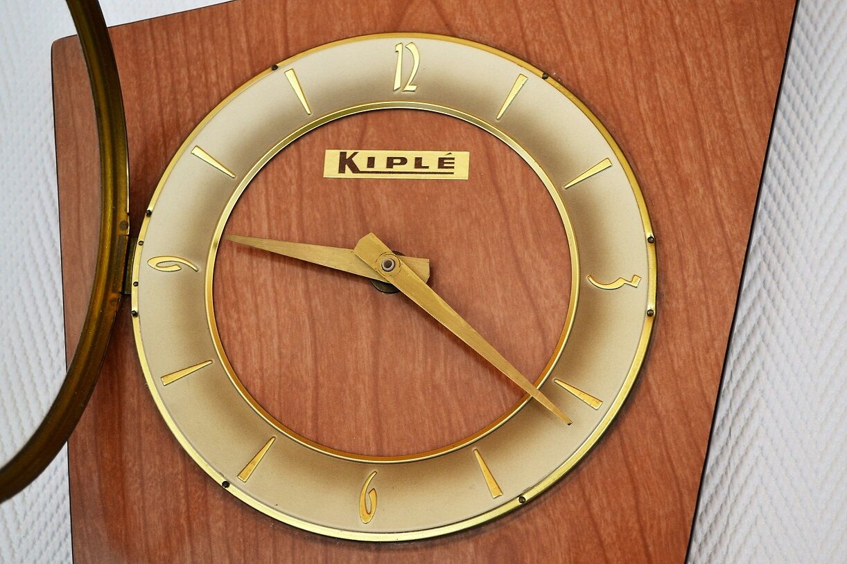 Clock barometer thermometer Kiplé formica vintage 1960s