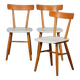 Suite de 3 chaises vintage éditée par Ton, 1960