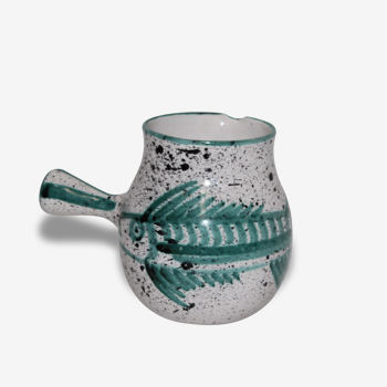 Decorative pitcher Vallauris C. Voltz 1950