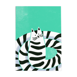 Illustration "cat with neverending tail"